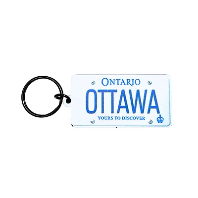 Ottawa Licence Plate Key Chain