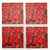 Maple Leaf Coasters