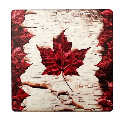 Maple Leaf Flag Coaster