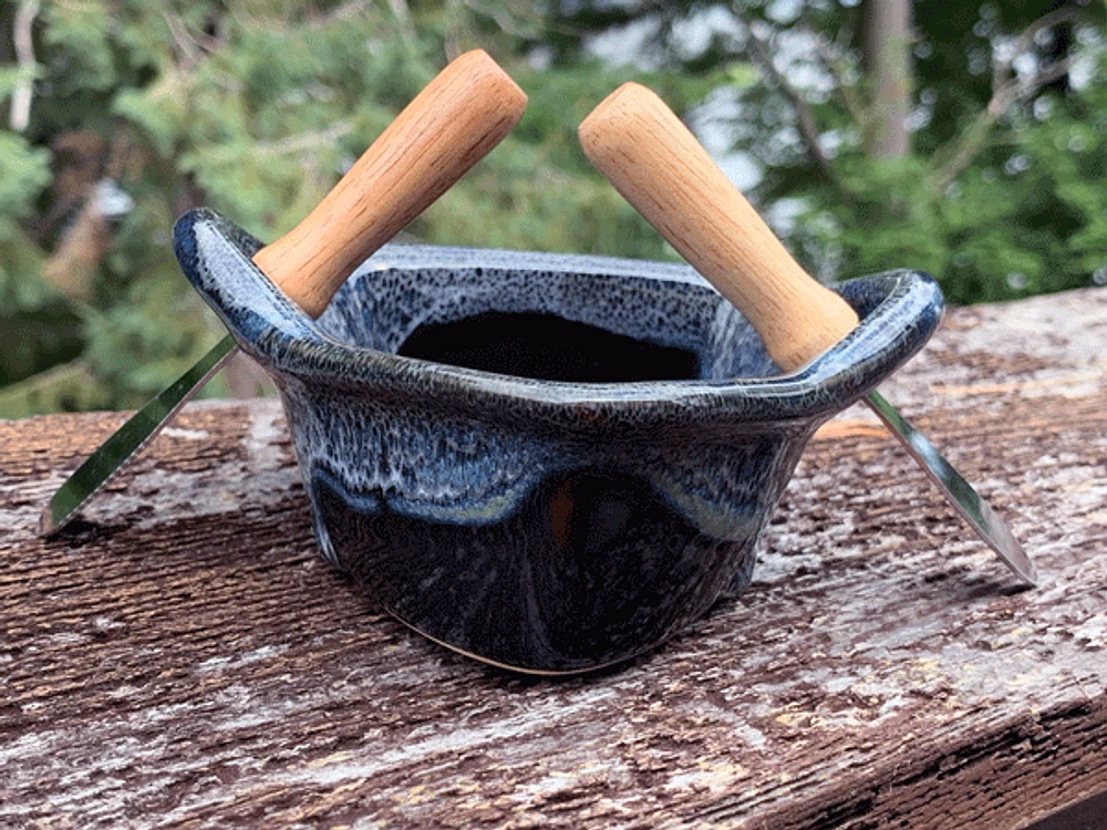 Rowboat Dip Pot - Black Diamond