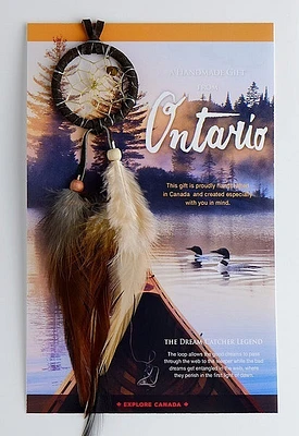 First Nations Dream Catcher - Loon Spirit