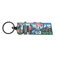 Ottawa Word Collage Key Chain