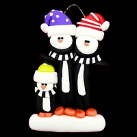 Penguin Family of Ornament