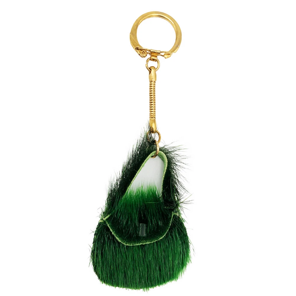 Sealskin "Purse" Keychain - Green - Mary Ineak