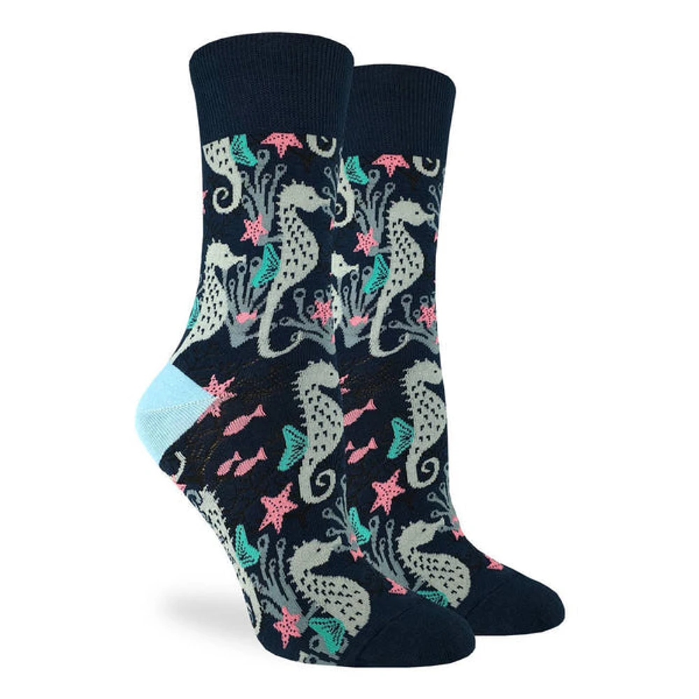 Women's Seahorses Crew Socks