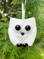 Fused Glass Owl Ornament