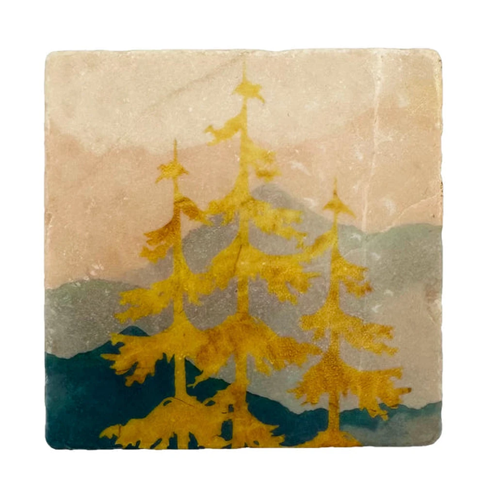 Gold Trees Coaster