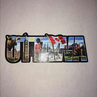 Ottawa Word Collage Magnet