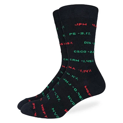 Men's Stock Market Crew Socks