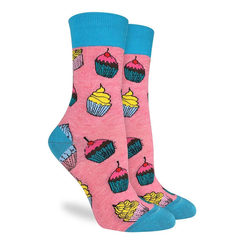 Women's Cupcakes Crew Socks