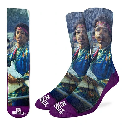 Men's Jimi Hendrix Concert Active Fit Socks