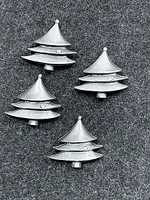 Evergreen Tree Magnet Set