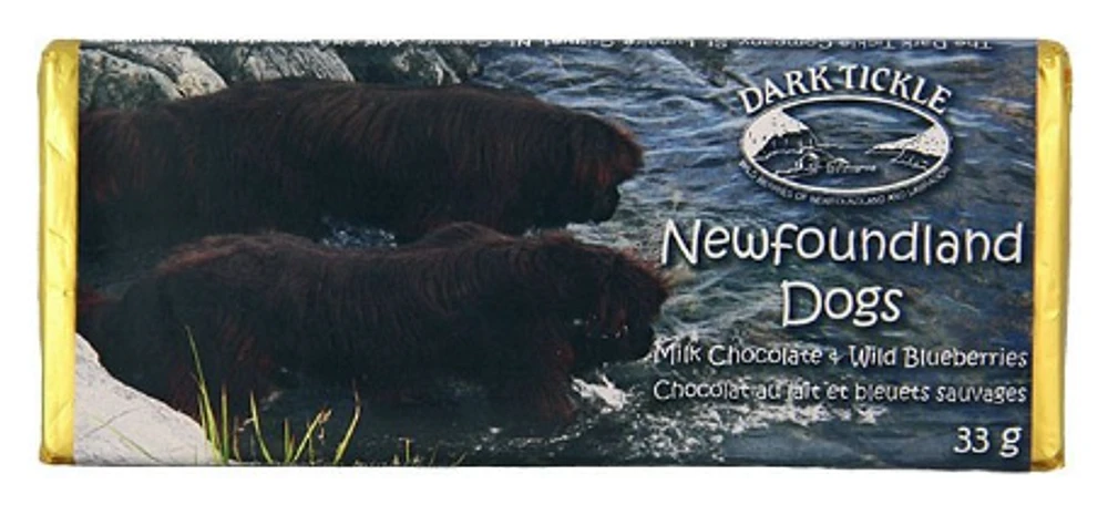 Wild Blueberry Chocolate Bar - Newfoundland Dog