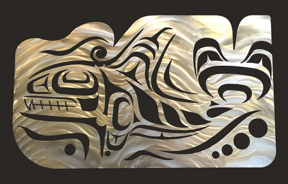 Coast Salish Killer Whale - Wall Sculpture