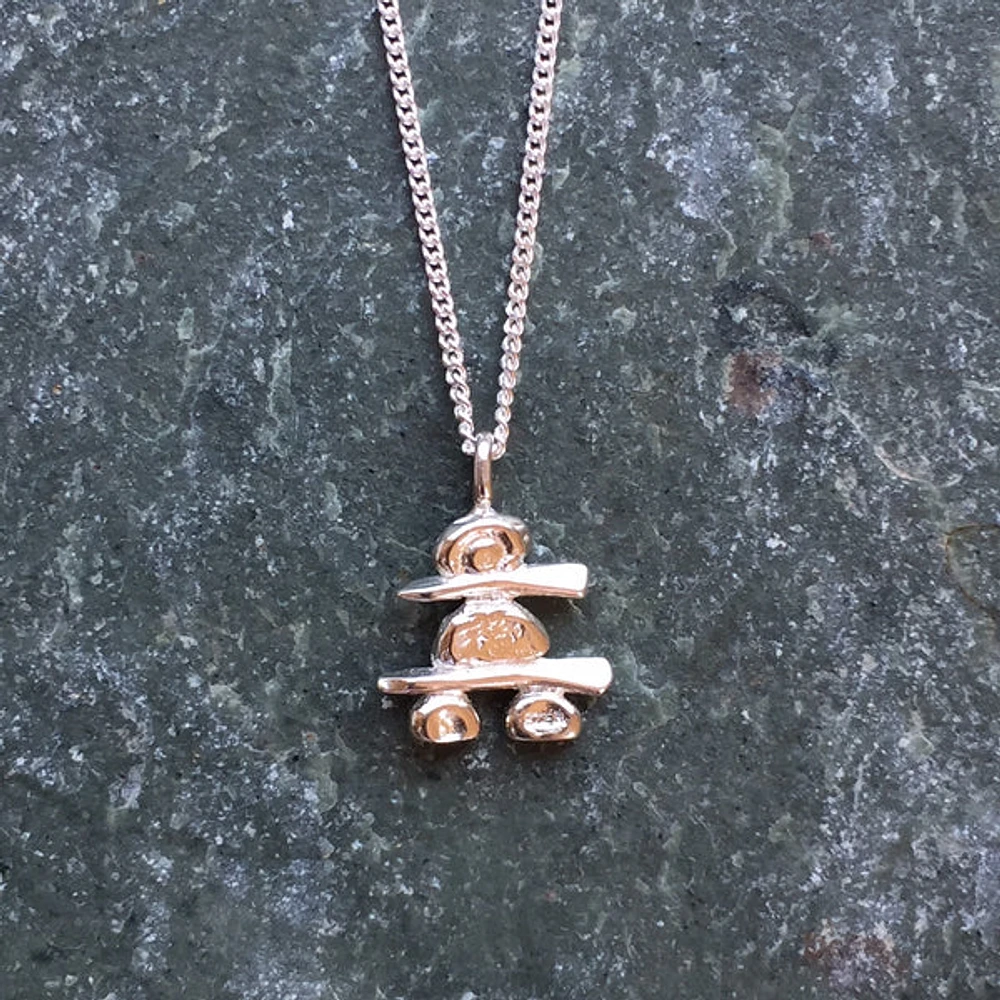 Small Inukshuk Necklace