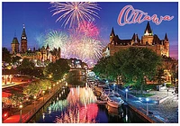 Fireworks in Ottawa  - Postcard