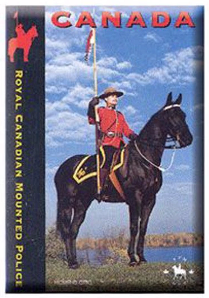 RCMP on Horse - Photo Magnet