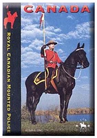 RCMP on Horse - Photo Magnet