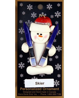 Skier Ornament