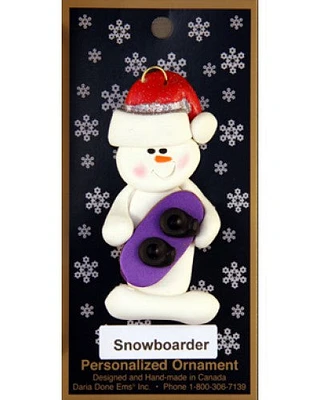 Snowboarder Ornament