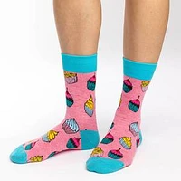 Women's Cupcakes Crew Socks