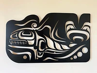 Coast Salish Killer Whale - Wall Sculpture