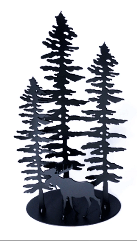 Sitka Trees with Moose