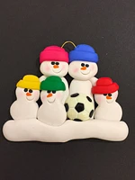 Soccer Family of Ornament