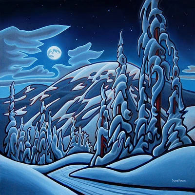 "Blue Moon at Sun Peaks"