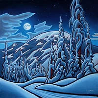 "Blue Moon at Sun Peaks"