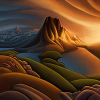 "From Darkness Into Light - Mount Assiniboine"