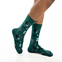 Men's Circuit Board Crew Socks