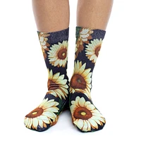 Women's Sunflowers Active Fit Socks