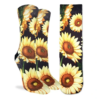 Women's Sunflowers Active Fit Socks