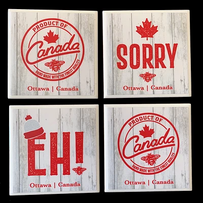 Canadian Sayings Coasters