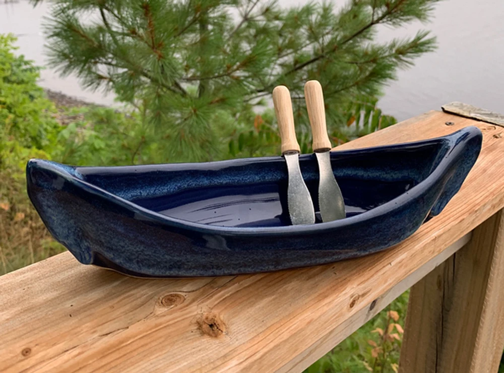 Canoe Dip Pot - Northern Lights