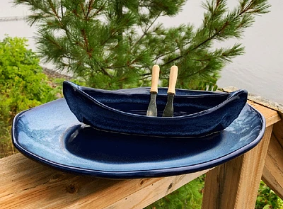 Canoe On A Lake Dip Set - Northern Lights