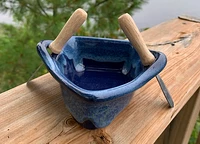 Rowboat Dip Pot - Northern Lights