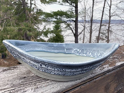 Dory Serving Bowl - River Rock