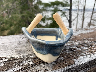 Rowboat Dip Pot - Seaside