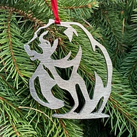 Bear Pewter Ornament & Coaster