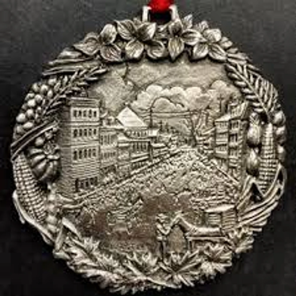 Ottawa's Byward Market Circa 1900 Pewter Ornament