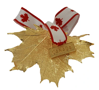 Canada Gold Maple Leaf Ornament