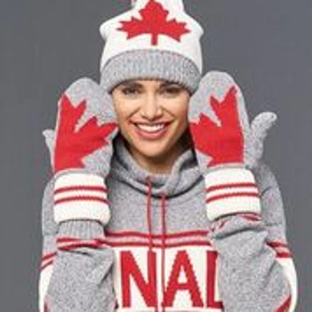 Maple Leaf Mittens