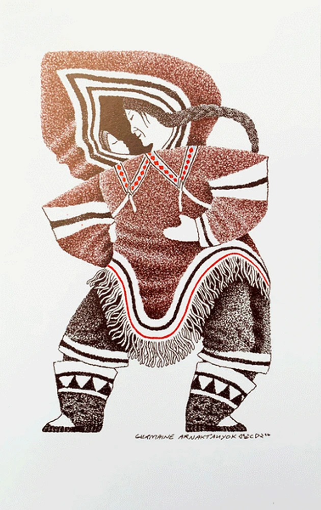 "Proud New Mother" Inuit Art Card