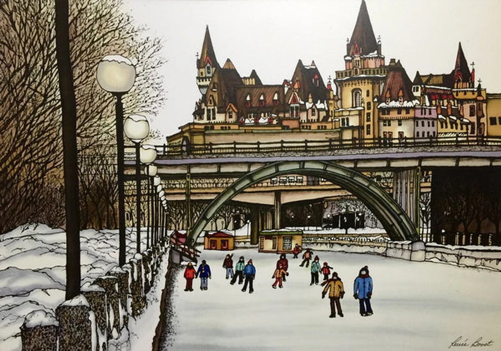 Rideau Canal Skateway Magnet