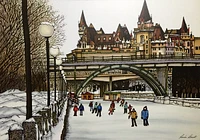 Rideau Canal Skateway Magnet