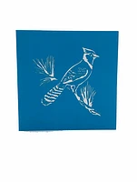 Blue Jay 3D Pop-Up Art Card