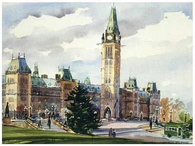 Parliament Hill, Centre Block - Shirley Van Dusen