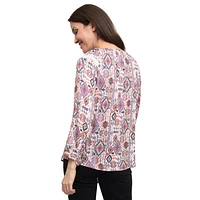 LINEA DOMANI PRINTED BLOUSE